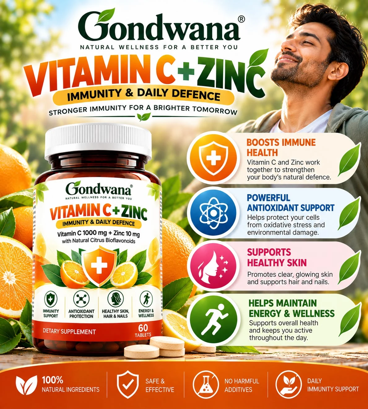 Vitamin C + Zinc Tablets