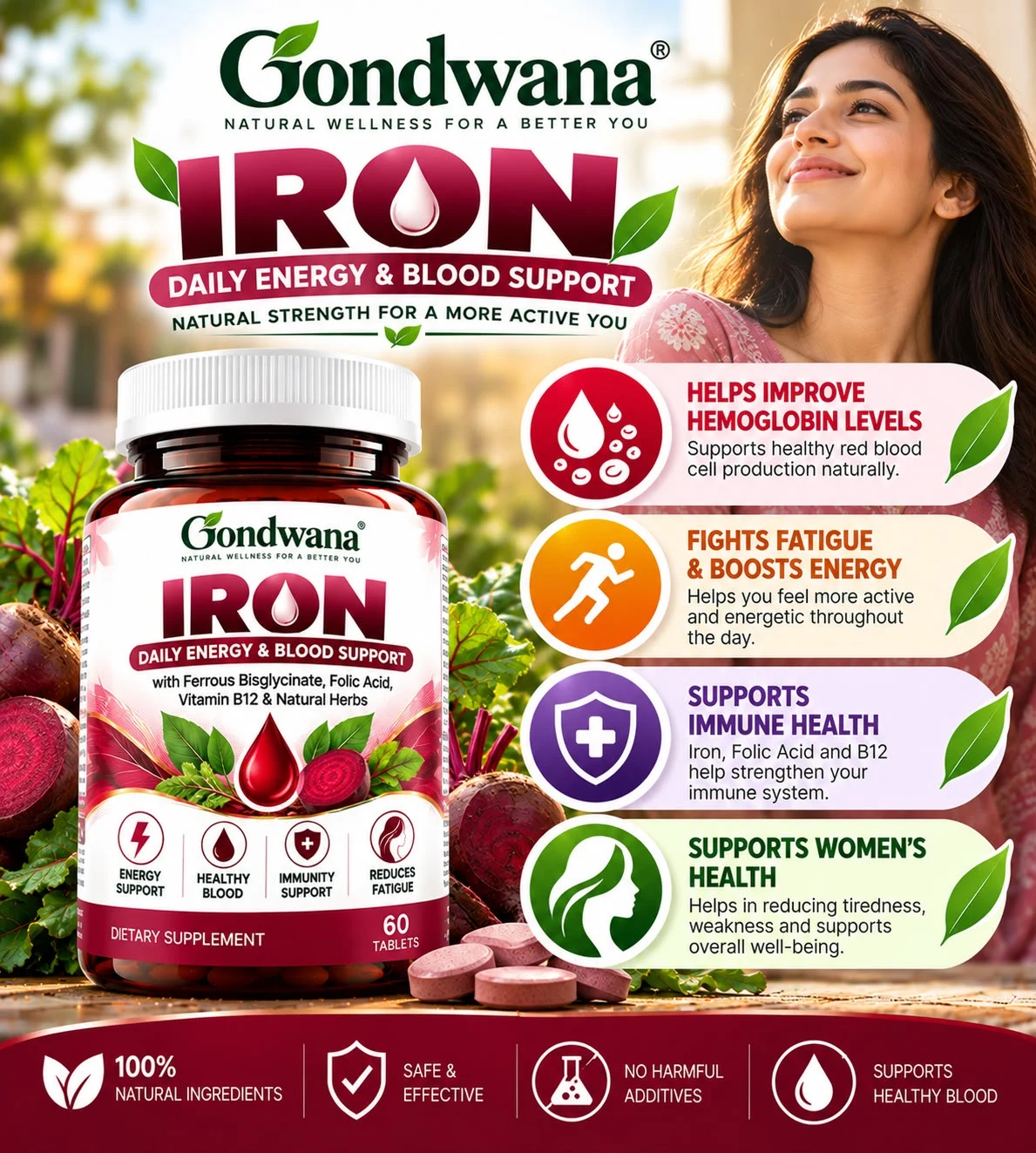 Iron Daily Energy Tablets